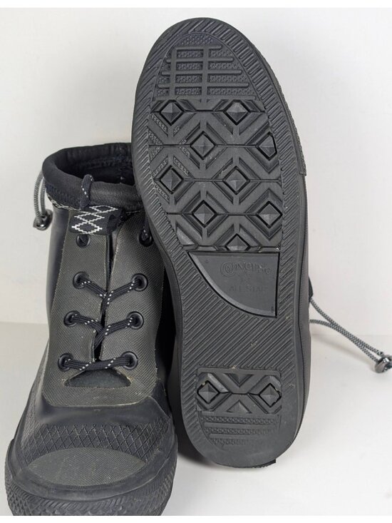 Converse Chuck Taylor All Star Thermo-Boot High Top Mens 6 Womens 8 Black Rubber